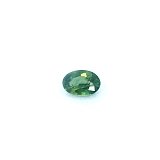 0.63 ct Oval Green Natural Sapphire