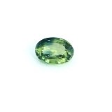 0.88 ct Oval Green Natural Sapphire