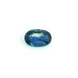 1.05 ct Oval Green Natural Sapphire