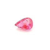 0.75 ct Pear Pink Natural Sapphire