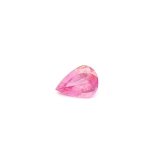 0.74 ct Pear Pink Natural Sapphire