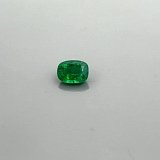 0.95 ct Cushion Green Natural Emerald