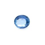 1.88 ct Oval Blue Natural Sapphire