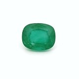 4.15 ct Cushion Green Natural Emerald