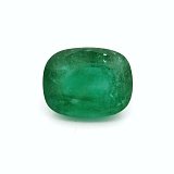 6.59 ct Cushion Green Natural Emerald