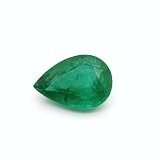 4.37 ct Pear Green Natural Emerald