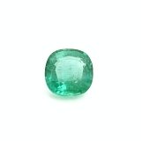3.11 ct Cushion Green Natural Emerald