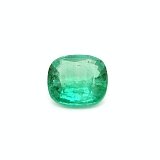 2.89 ct Cushion Green Natural Emerald