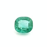 4.36 ct Cushion Green Natural Emerald