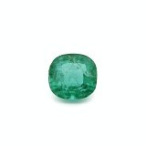 2.91 ct Cushion Green Natural Emerald
