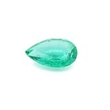 3.97 ct Pear Green Natural Emerald