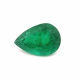 11.50 ct Pear Green Natural Emerald