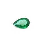 1.72 ct Pear Green Natural Emerald