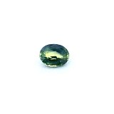 0.70 ct Oval Green Natural Sapphire