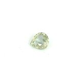 0.52 ct Pear Yellow Natural Sapphire