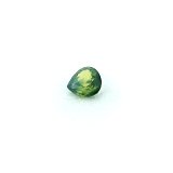 0.39 ct Pear Green Natural Sapphire