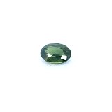 0.64 ct Oval Green Natural Sapphire