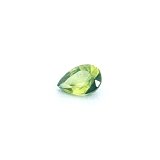 0.62 ct Pear Green Natural Sapphire