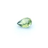 0.80 ct Pear Green Natural Sapphire