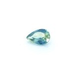 0.73 ct Pear Blue Natural Sapphire