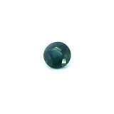 0.75 ct Round Blue Natural Sapphire
