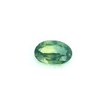 0.35 ct Oval Green Natural Sapphire