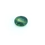0.63 ct Oval Green Natural Sapphire