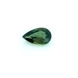 0.69 ct Pear Green Natural Sapphire