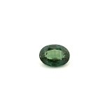 0.61 ct Oval Green Natural Sapphire