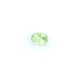 0.58 ct Oval Yellow Natural Sapphire