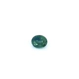 0.51 ct Oval Green Natural Sapphire