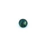 0.61 ct Round Green Natural Sapphire