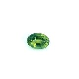 0.66 ct Oval Green Natural Sapphire
