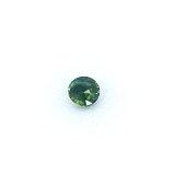 0.49 ct Round Green Natural Sapphire
