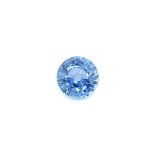 0.70 ct Round Blue Natural Sapphire