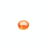 0.86 ct Oval Orange Natural Sapphire