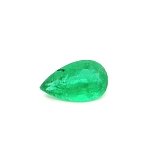 1.12 ct Pear Green Natural Emerald