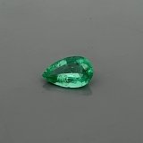 0.89 ct Pear Green Natural Emerald