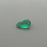 1.33 ct Pear Green Natural Emerald