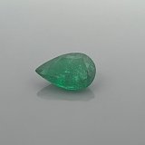 3.07 ct Pear Green Natural Emerald