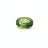 1.38 ct Oval Green Natural Sapphire