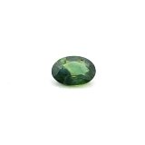 0.97 ct Oval Green Natural Sapphire