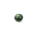 0.91 ct Round Green Natural Sapphire