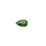 0.51 ct Pear Green Natural Sapphire