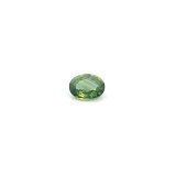 0.44 ct Oval Green Natural Sapphire