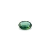 0.80 ct Oval Green Natural Sapphire