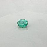3.90 ct Oval Green Natural Emerald