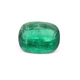 10.75 ct Cushion Green Natural Emerald