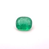 3.42 ct Cushion Green Natural Emerald