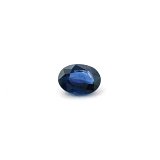 0.74 ct Oval Blue Natural Sapphire